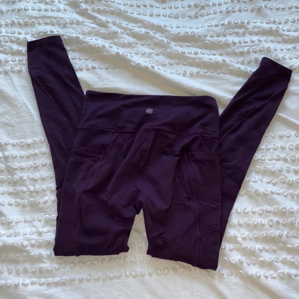 Purple Athleta Leggings